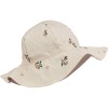 Zonnehoedje met abrikoosjes - Amelia reversible sun hat peach/sea shell mix
